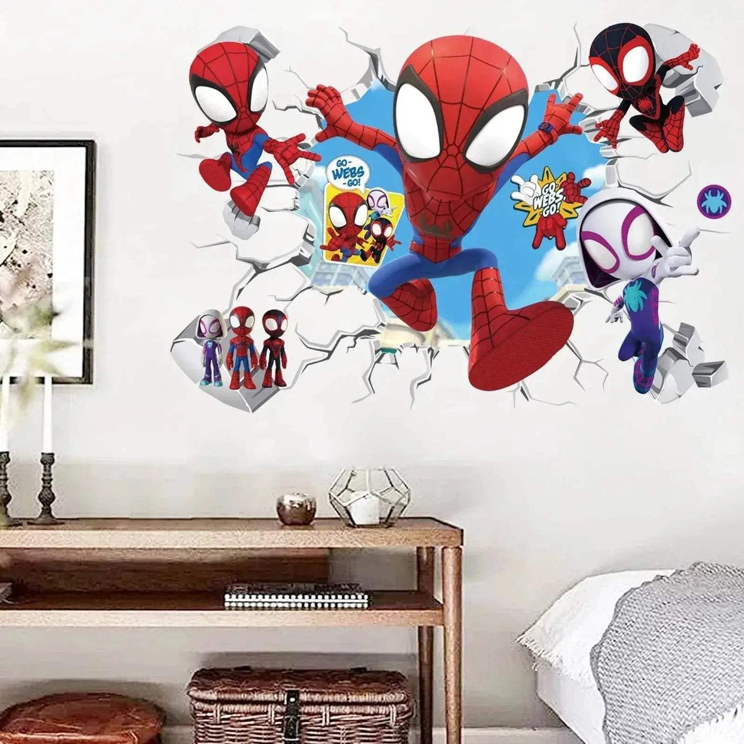  Adorable Spiderman Wall Stickers 40x60cm Toyland EU -  ToylandEU™