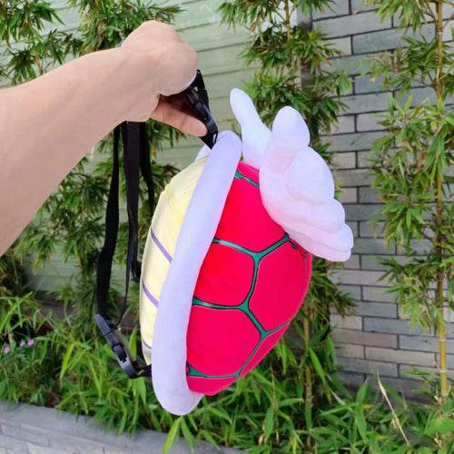 Adorable Super Koopa Plush School Bag - Soft & Durable with Green Turtle Shell Design - ToylandEU