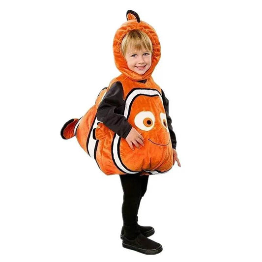 Adorable Toddler Clown Fish Costume Hooded For Halloween - ToylandEU