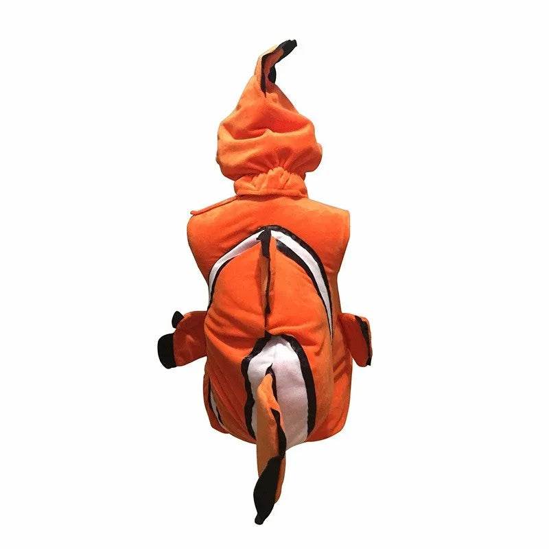 Adorable Toddler Clown Fish Costume Hooded For Halloween - ToylandEU