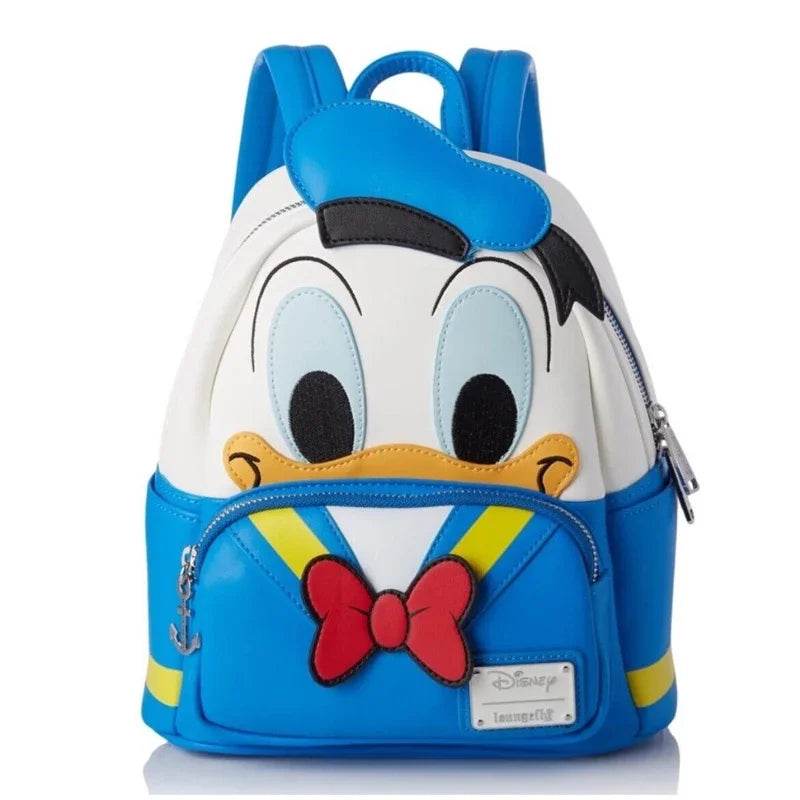 Adorable Winnie The Pooh Mini Backpack With Triple Pocket And Durable Polyester For Girls School Bag - ToylandEU