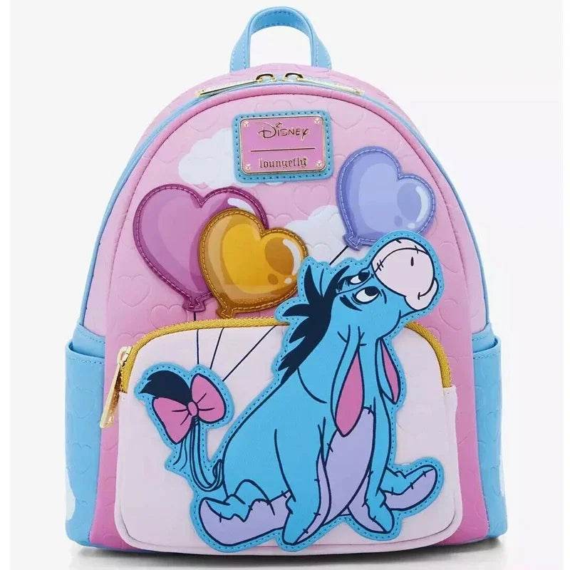 Adorable Winnie The Pooh Mini Backpack With Triple Pocket And Durable Polyester For Girls School Bag - ToylandEU