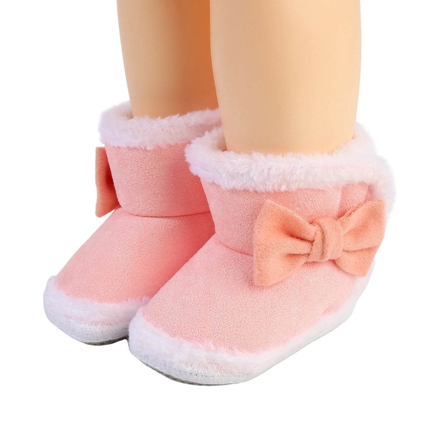 Adorable Winter Plush Snow Booties for Newborns - Cute Cartoon Toddler Warm Shoes for First Walkers - ToylandEU
