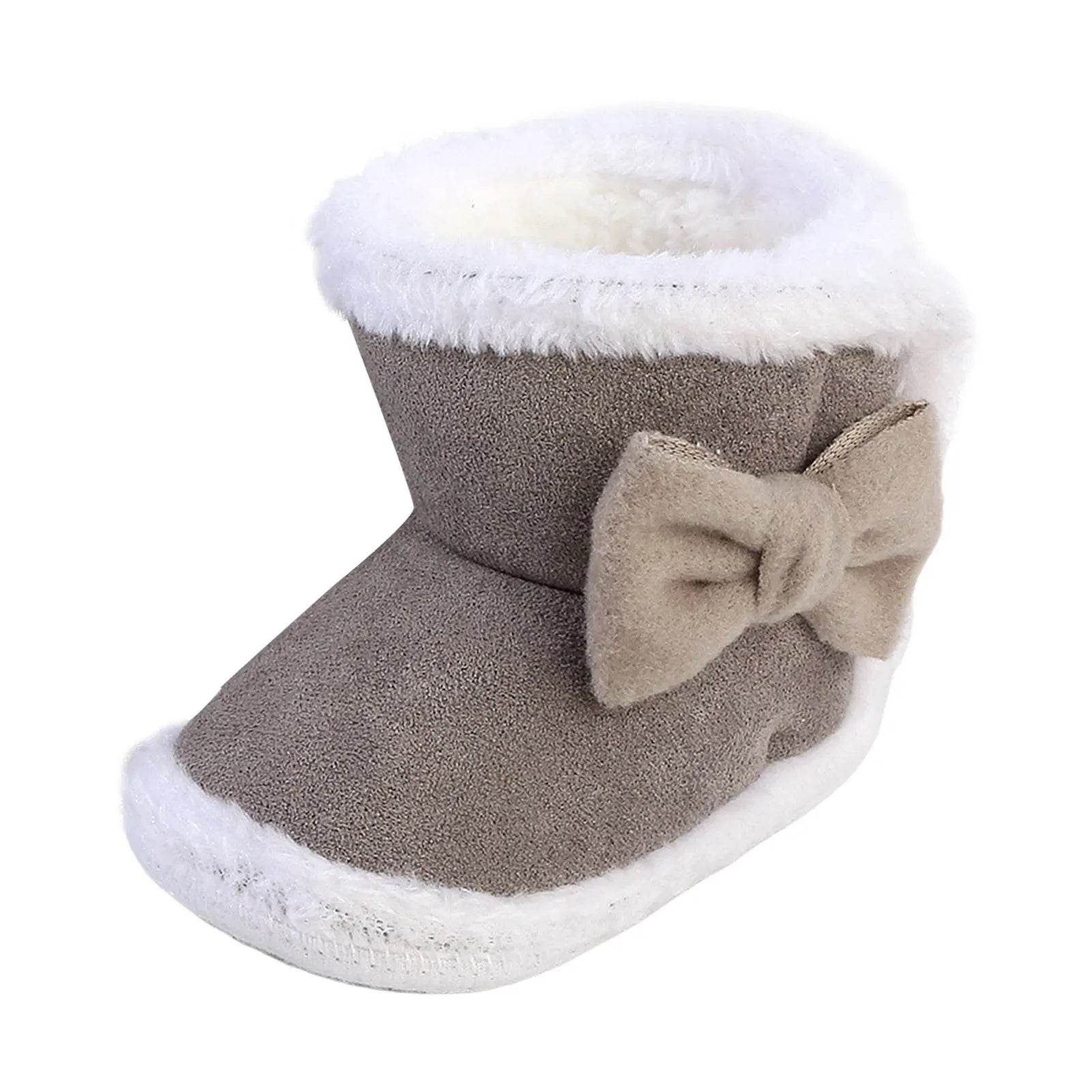 Adorable Winter Plush Snow Booties for Newborns - Cute Cartoon Toddler Warm Shoes for First Walkers - ToylandEU