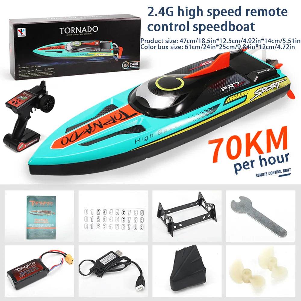 Adult And Child Enthusiasts Remote Control Boat 70 Km Per Hour - ToylandEU