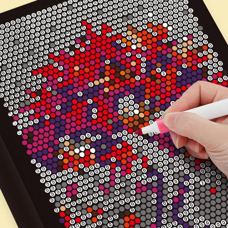 Adult Color By Number Book | Mosaic Pixel Art | Toylandeu™