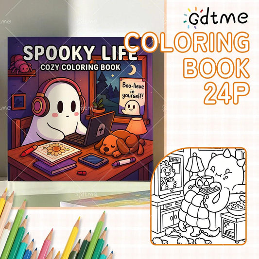 Adult Coloring Book | Halloween Spooky Themes | Toylandeu™