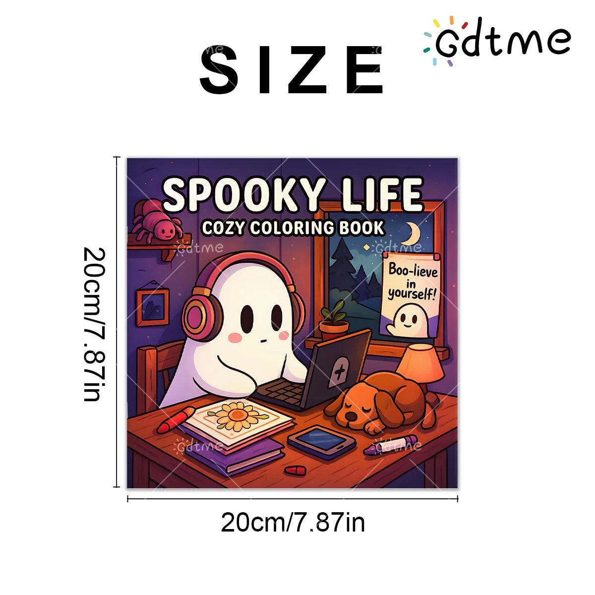 Adult Coloring Book | Halloween Spooky Themes | Toylandeu™