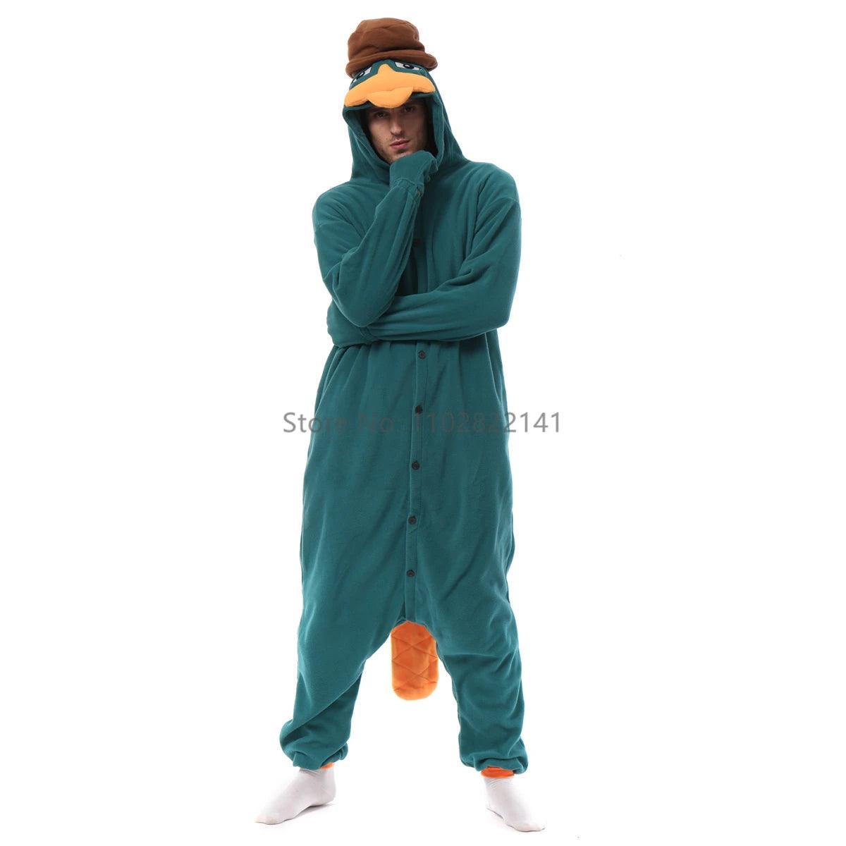 Adult Kigurumi Onesie | Green Duck | Toylandeu™