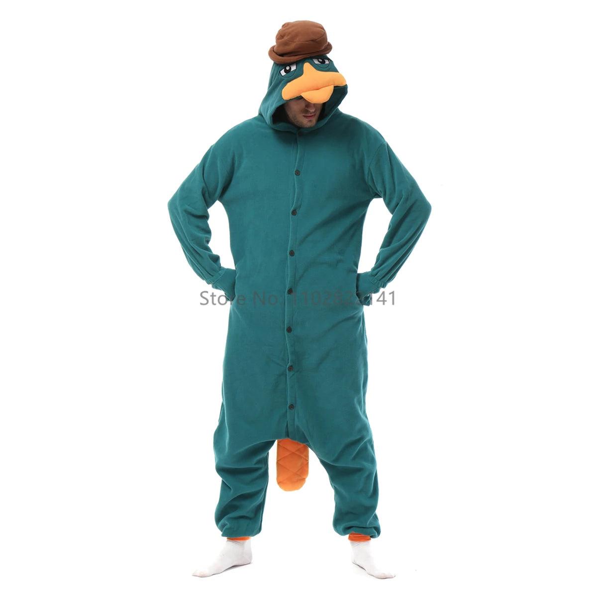 Adult Kigurumi Onesie | Green Duck | Toylandeu™
