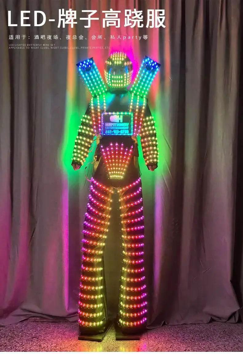  Adult LED Circus Show Luminous Stilt Walker Costume Outfit -  ToylandEU™