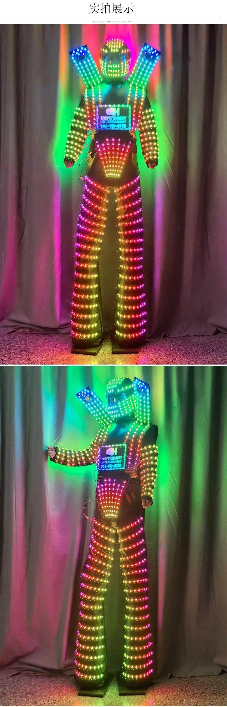  Adult LED Circus Show Luminous Stilt Walker Costume Outfit -  ToylandEU™