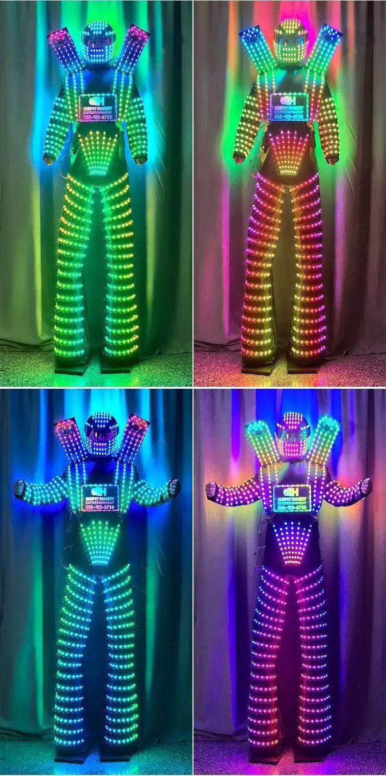  Adult LED Circus Show Luminous Stilt Walker Costume Outfit -  ToylandEU™