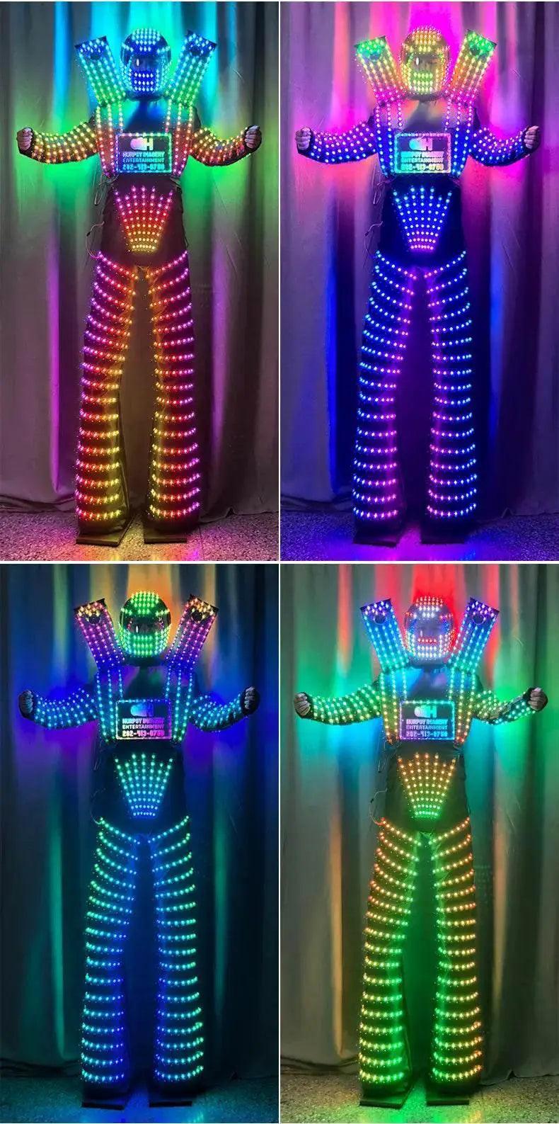  Adult LED Circus Show Luminous Stilt Walker Costume Outfit -  ToylandEU™