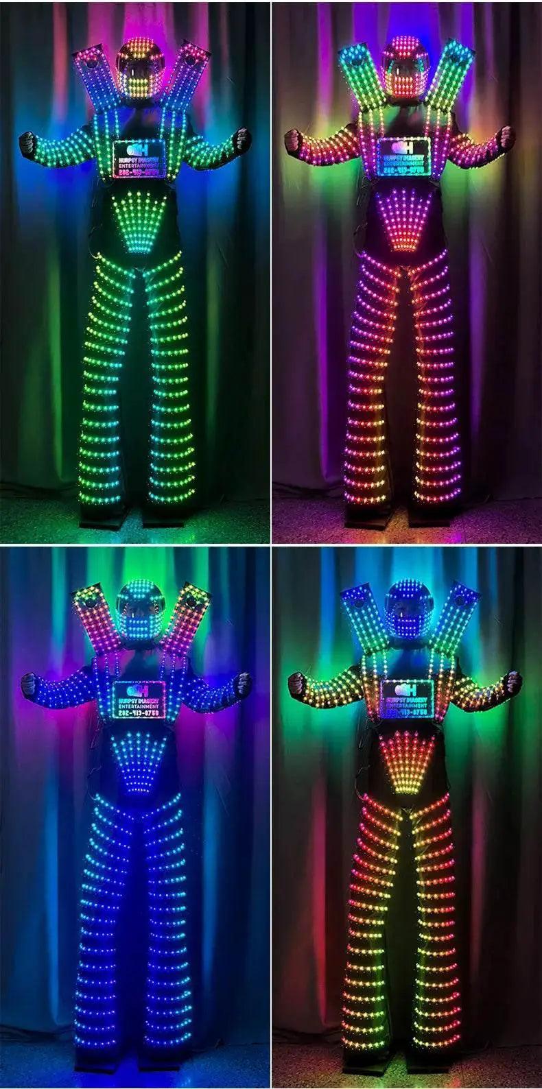  Adult LED Circus Show Luminous Stilt Walker Costume Outfit -  ToylandEU™