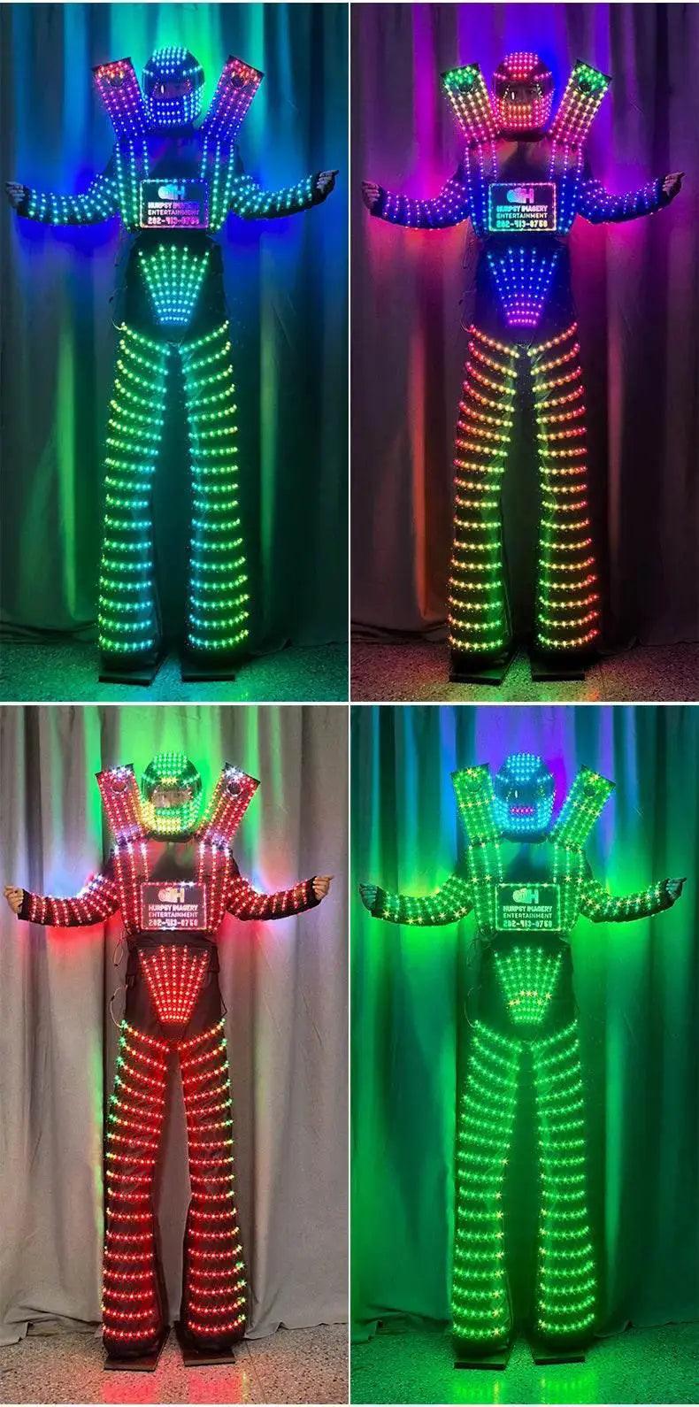  Adult LED Circus Show Luminous Stilt Walker Costume Outfit -  ToylandEU™