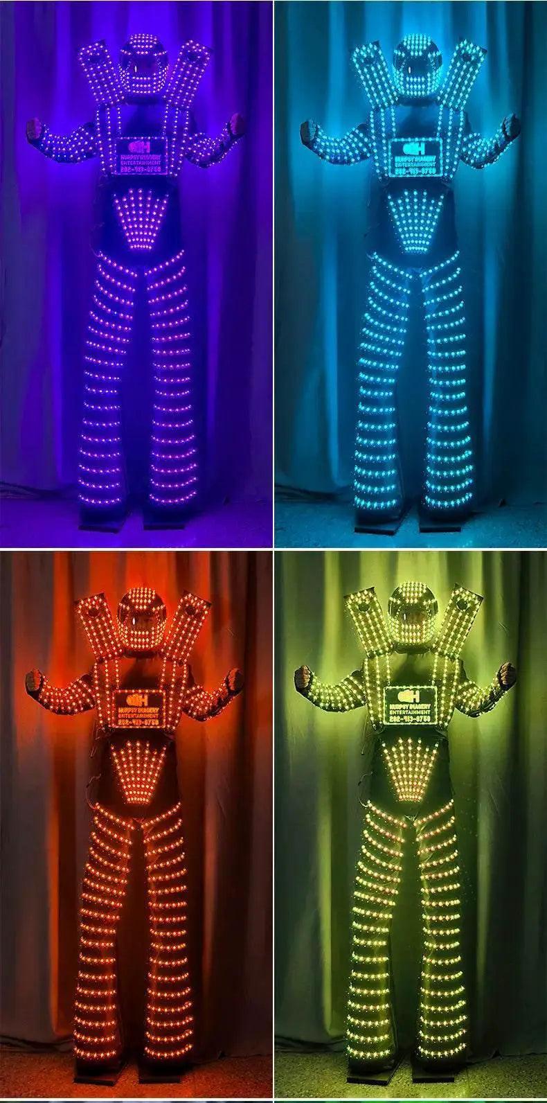 Adult LED Circus Show Luminous Stilt Walker Costume Outfit -  ToylandEU™