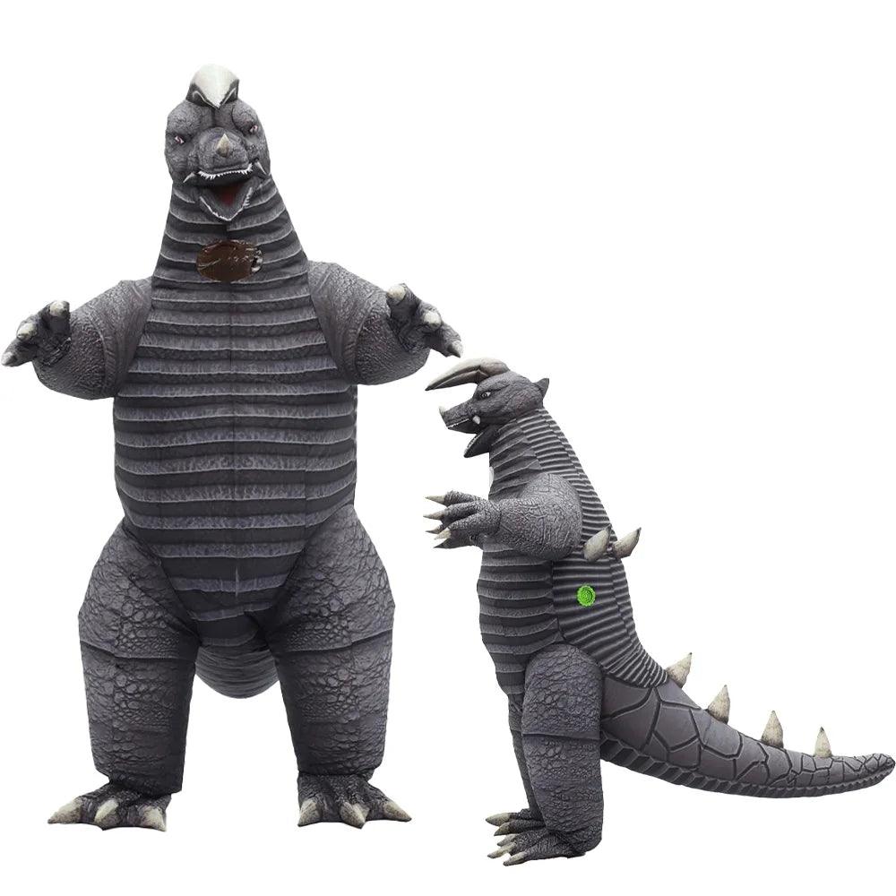 Adult Monster Mascot Costume | Polyester Knit Full Body Set | Toylandeu™