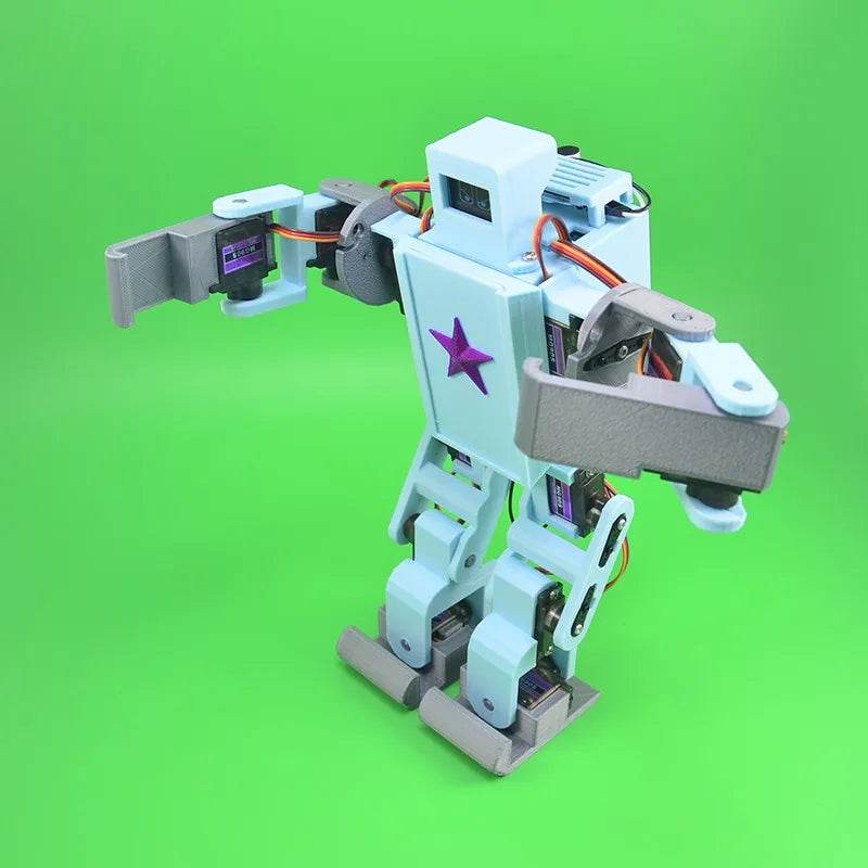 Advanced Biped Humanoid Robot with 12DOF for Dance and Walk Control Ideal for Arduino Enthusiasts and Robotics Education - ToylandEU