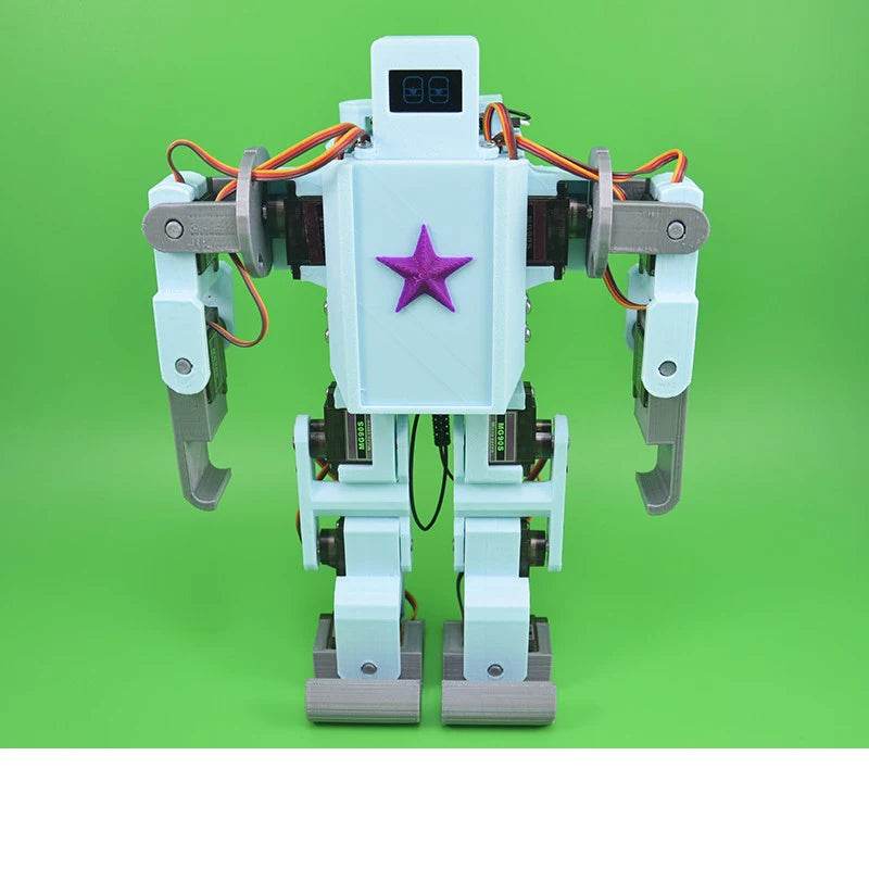 Advanced Biped Humanoid Robot with 12DOF for Dance and Walk Control Ideal for Arduino Enthusiasts and Robotics Education - ToylandEU
