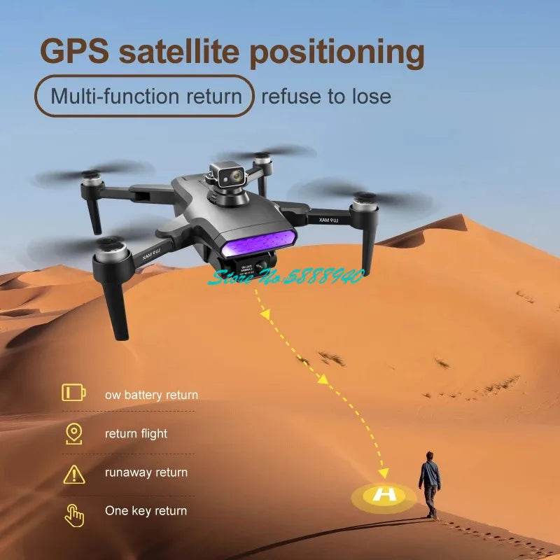 Advanced GPS Brushless Drone Quadcopter ObstacleAvoidanceRC - ToylandEU