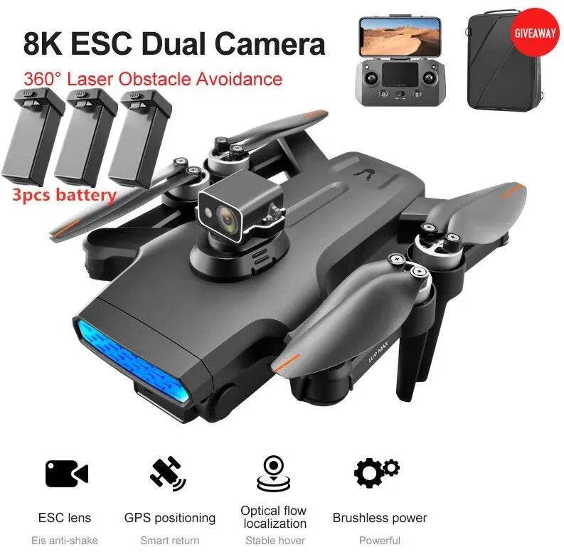 Advanced GPS Brushless Drone Quadcopter ObstacleAvoidanceRC - ToylandEU