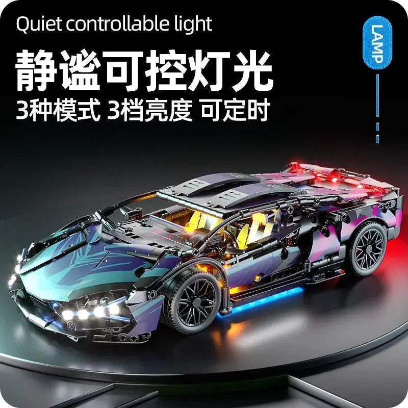 Advanced Racing Car Model Building Blocks Set For Adults - ToylandEU