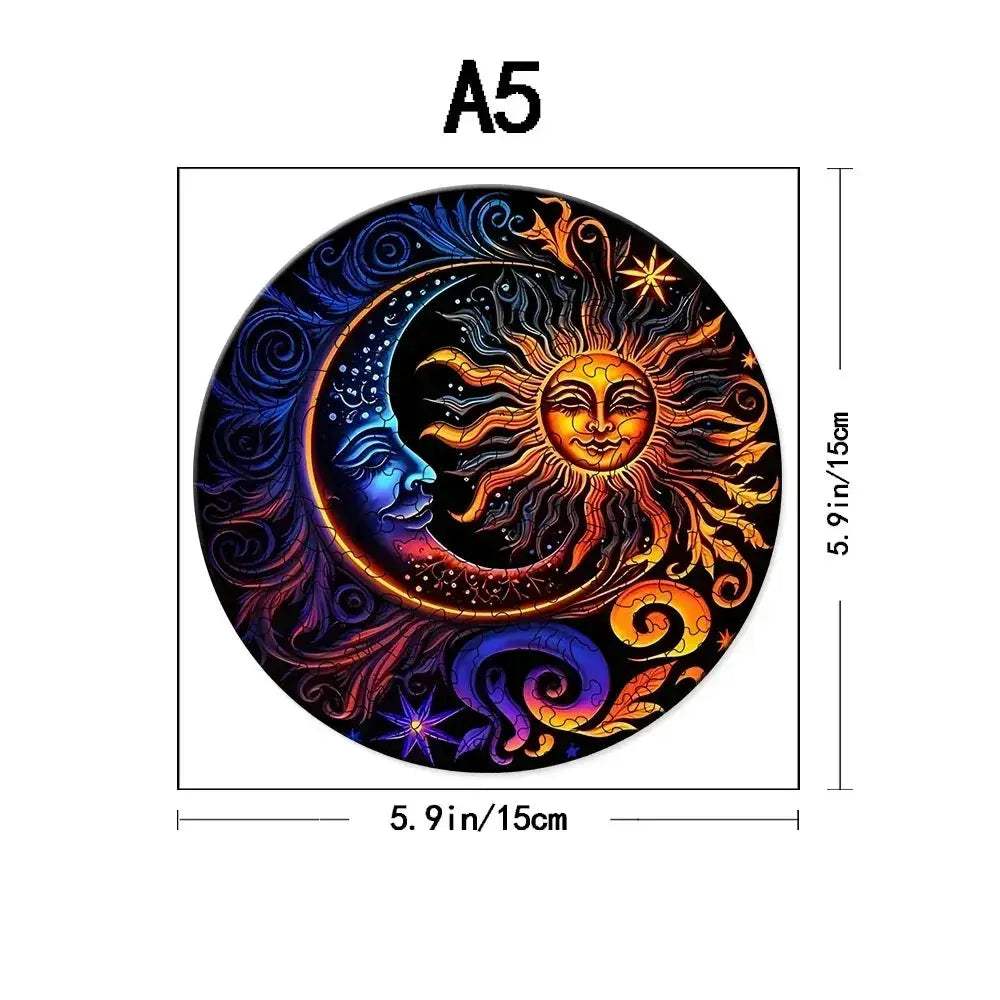 Advanced Wooden Jigsaw Puzzle For Adults Unique Alien Theme Gift - ToylandEU