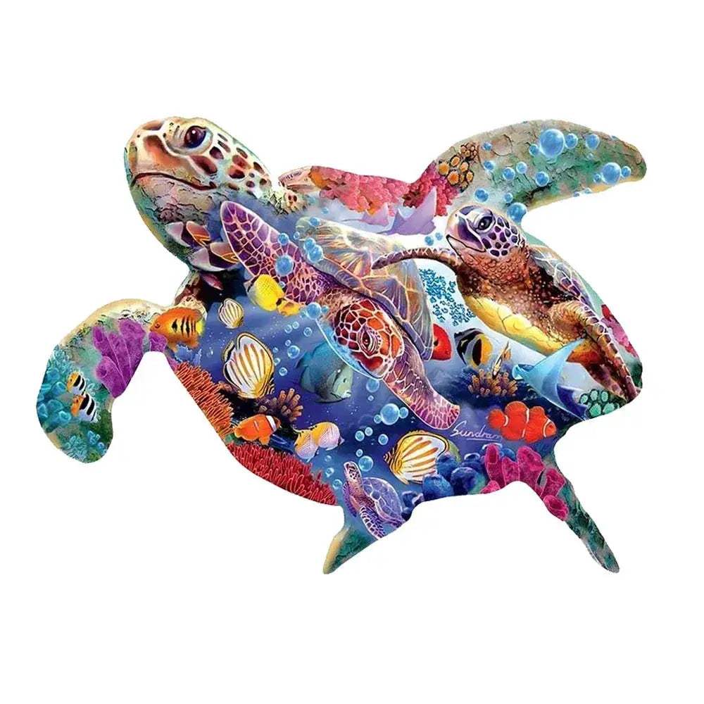 Advanced Wooden Jigsaw Puzzle For Adults Unique Alien Theme Gift - ToylandEU