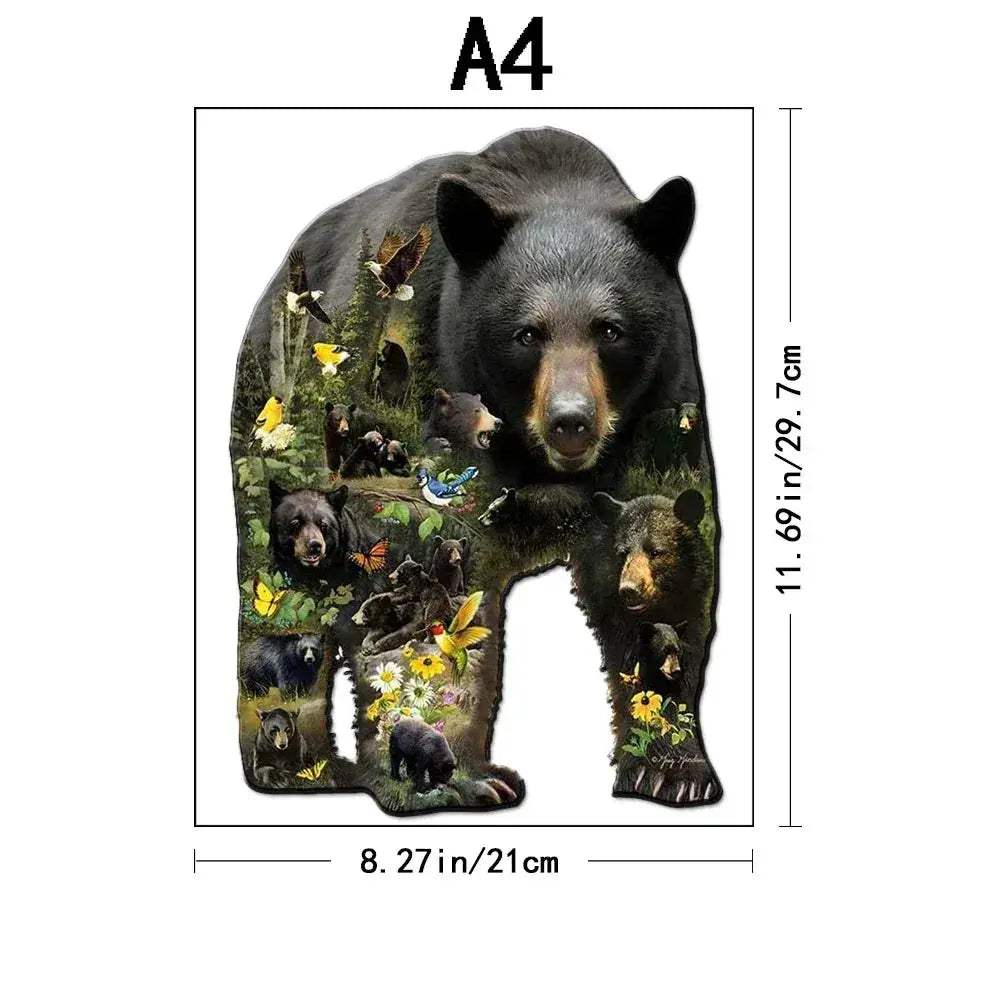 Advanced Wooden Jigsaw Puzzle For Adults Unique Alien Theme Gift - ToylandEU