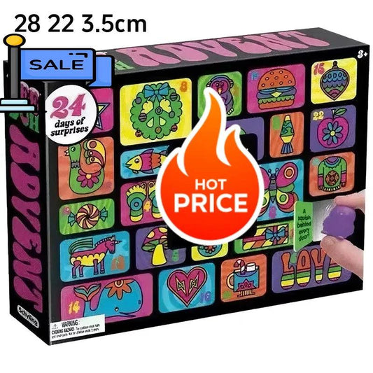 Advent Calendar | 24 Door 3D Dolls | Toylandeu™