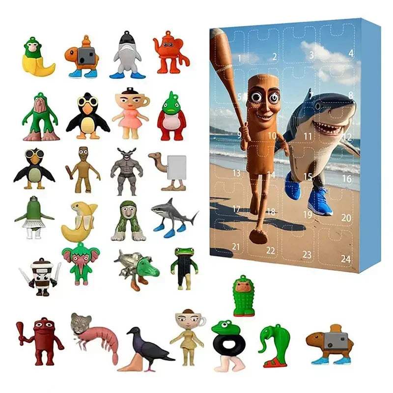 Advent Calendar | 24 Pcs Vinyl Figures | Toylandeu™