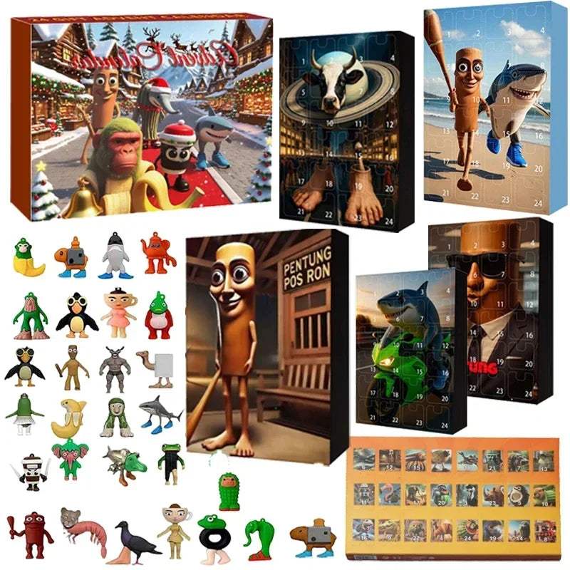 Advent Calendar | 24 Pcs Vinyl Figures | Toylandeu™