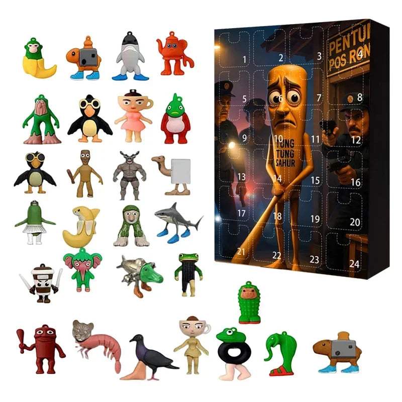 Advent Calendar | 24 Pcs Vinyl Figures | Toylandeu™