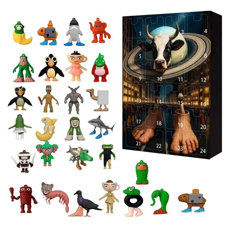 Advent Calendar | 24 Pcs Vinyl Figures | Toylandeu™