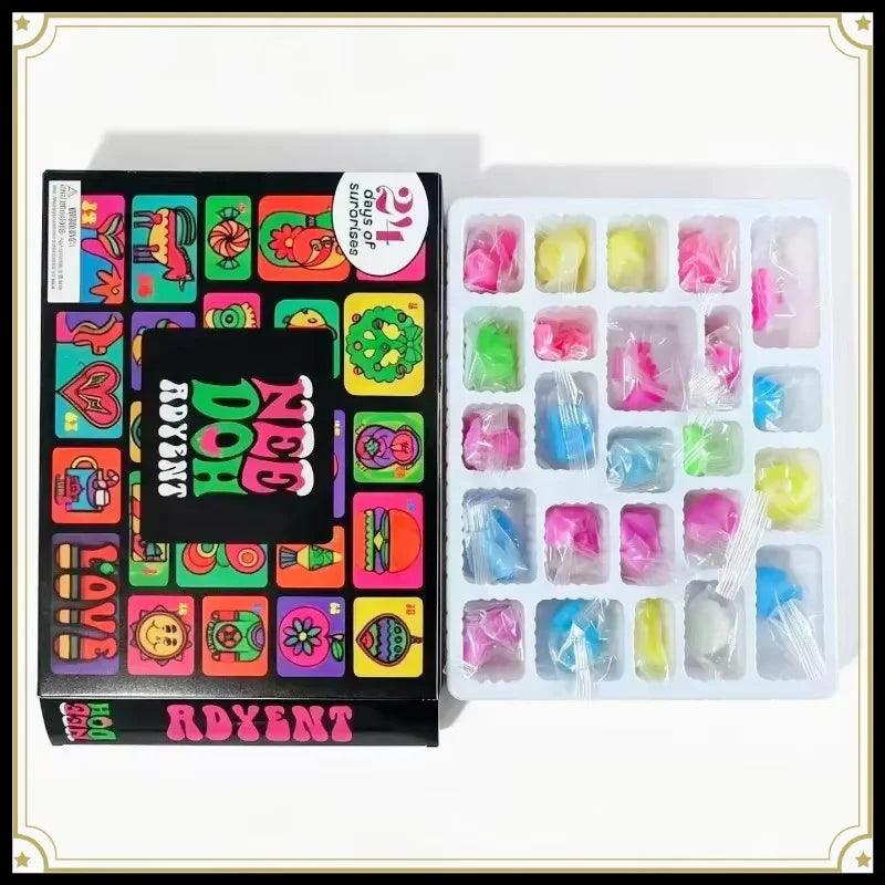 Advent Calendar | 24-Piece PVC Dolls | Toylandeu™