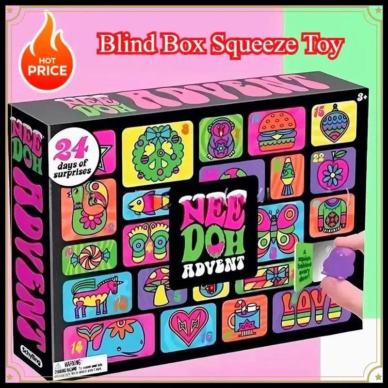 Advent Calendar | 24-Piece PVC Dolls | Toylandeu™