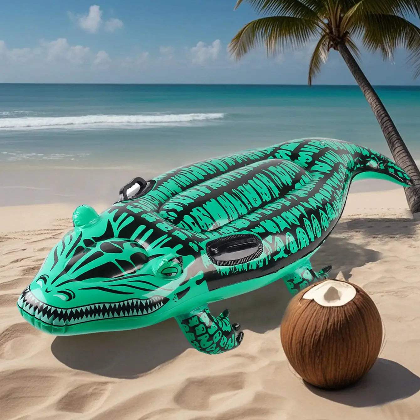  Crocodile Inflatable Pool Float Adventure Ready -  ToylandEU™