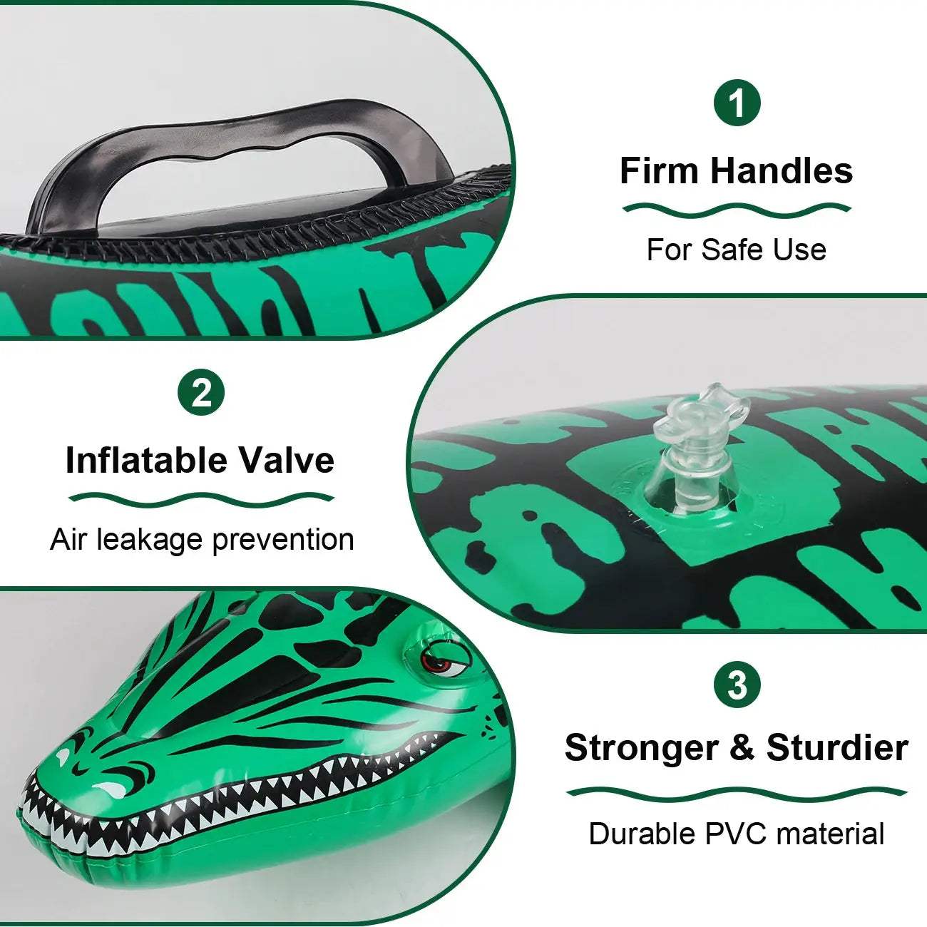  Crocodile Inflatable Pool Float Adventure Ready -  ToylandEU™