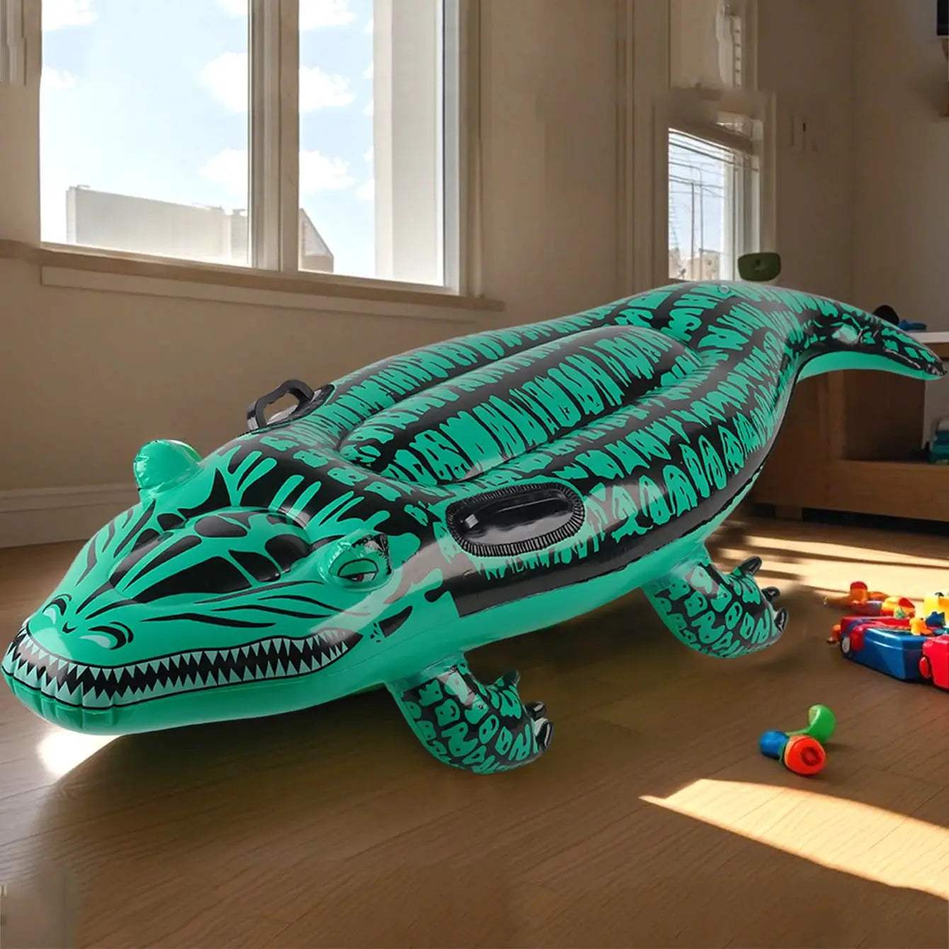  Crocodile Inflatable Pool Float Adventure Ready -  ToylandEU™