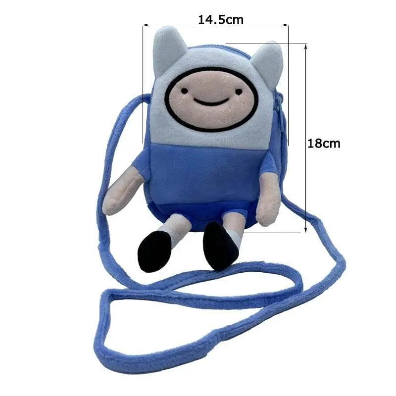  Adventure Time Finn & Jake Plush Crossbody Bag - Fun Anime Style Coin  -  ToylandEU™