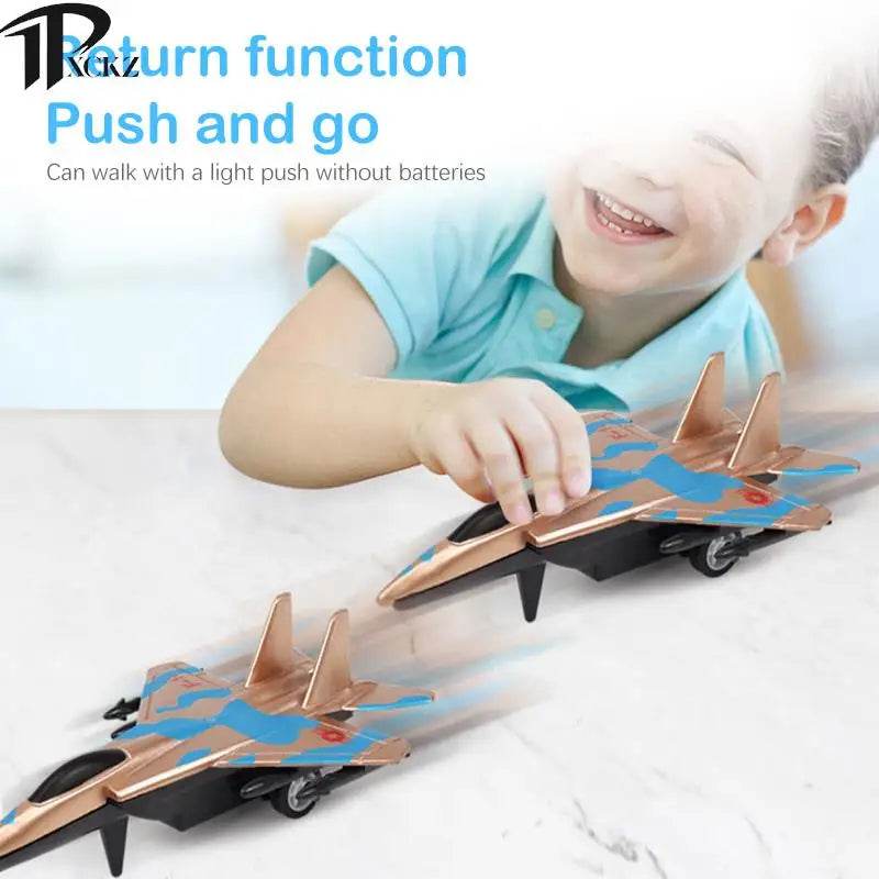 Adventure Vehicle Toy Set: Pull-Back Mini Cars, Tanks, and Airplanes for Kids - ToylandEU