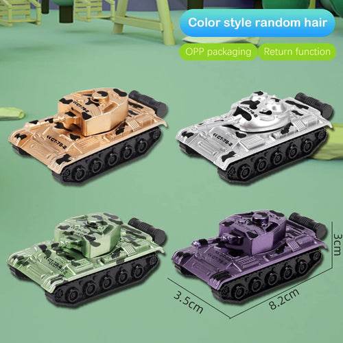 Adventure Vehicle Toy Set: Pull-Back Mini Cars, Tanks, and Airplanes for Kids - ToylandEU