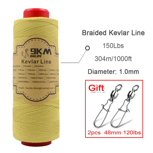 High Strength 100% DuPont Braided Kevlar Line - Versatile Outdoor Utility Rope ToylandEU.com Toyland EU