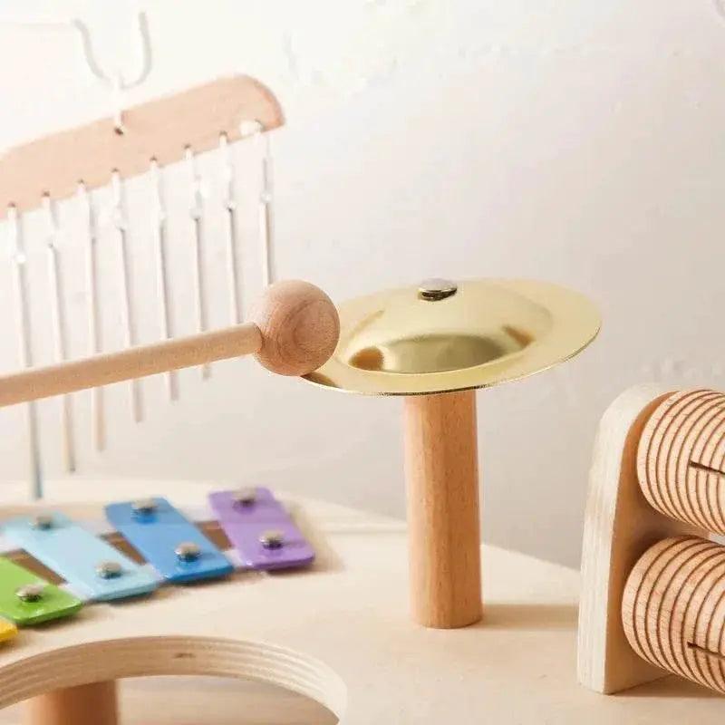  Aeolian Bells Wooden Montessori Xylophone Toy For Newborns Non Toxic Wood Educational Music Table -  ToylandEU™