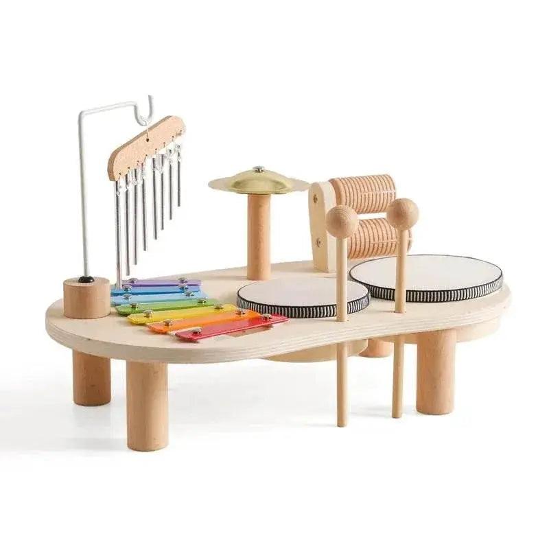 Aeolian Bells Wooden Montessori Xylophone Toy For Newborns Non Toxic Wood Educational Music Table -  ToylandEU™