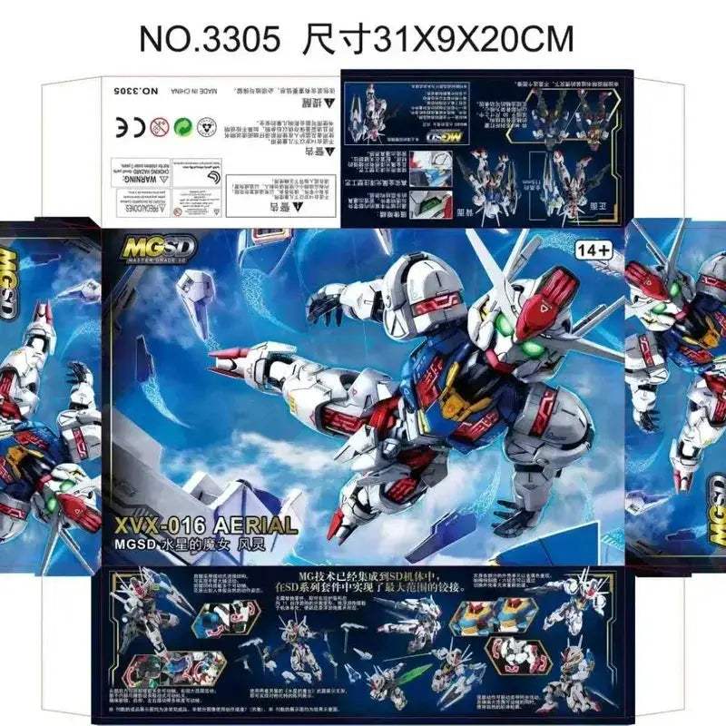 Aerial Mech Model Kit Action Figure Collectible Desk Ornament - ToylandEU