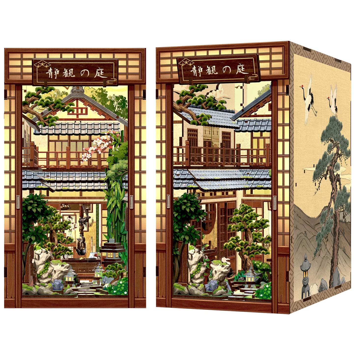 Book Nook Kit | Wooden Doll House | LED Light | One Size