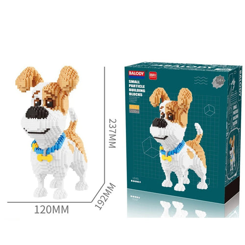 Simulated Pet Cat and Dog Building Blocks Model for Kids ToylandEU.com Toyland EU