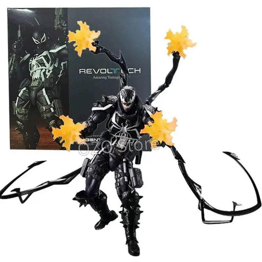  Agent Venom Action Figure Kaiyodo Revoltech Model Toy -  ToylandEU™